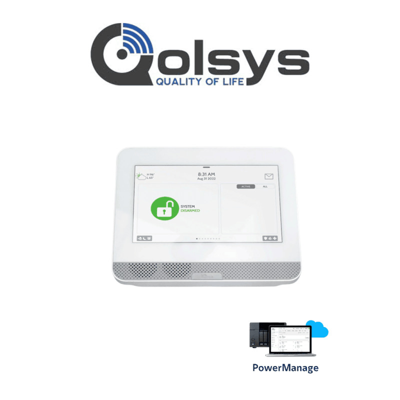 QOLSYS IQ4 HUB POWER MANAGE - Sistema de Alarma IQPanel4 HUB Autocontenido 
