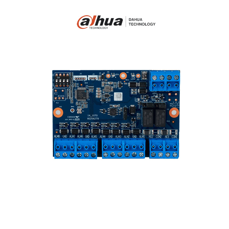 DHI-ARM808-RS Módulo de expansión de entradas para paneles/ 8 entradas de alarma/ 2 salidas NO-NC con jumper/ Direccionable con DIP Switch/ Configuración para fin de línea de 2K7, 4K7 y 6K8/ Para paneles ARC3008C, ARC9016C, ARC2008C y ARC2016C image 2