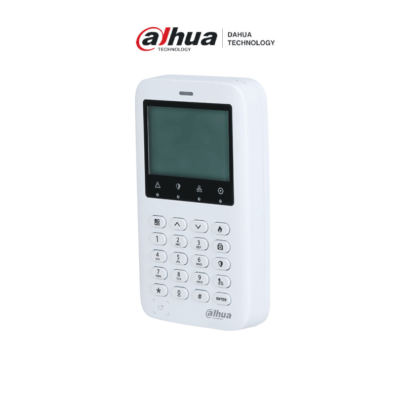 DAHUA DHI-ARK50C-R Teclado controlador de paneles ARC9 y ARC2/ Indicador de estatus de zona, armado y desarmado/ Armado y desarmado con NIP y Tarjeta IC / Múltiples funciones de cancelación, bypass, operaciones con relevadores 