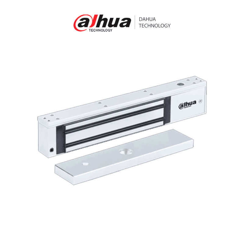 DAHUA ASF500A - Cerradura Magnética de 500 KG/ Uso Rudo/ Uso Interior/ Carcasa de aluminio con material de aleación de alta resistencia/ Voltaje Dual de 12 o 24 VDC/ #LoNuevo