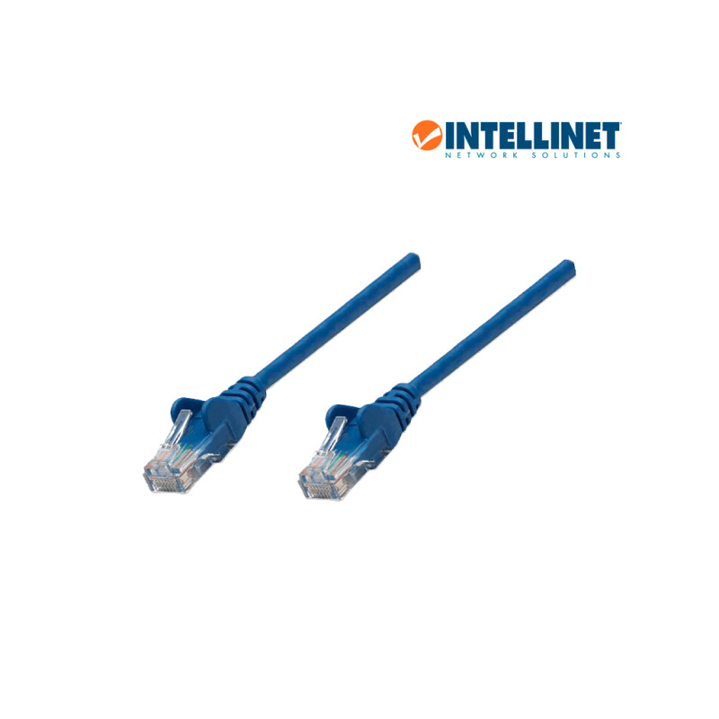 INTELLINET 343305 - Cable patch / 5.0 metros ( 16.4f) / Cat 6 / UTP Azul / Patch cord image 3
