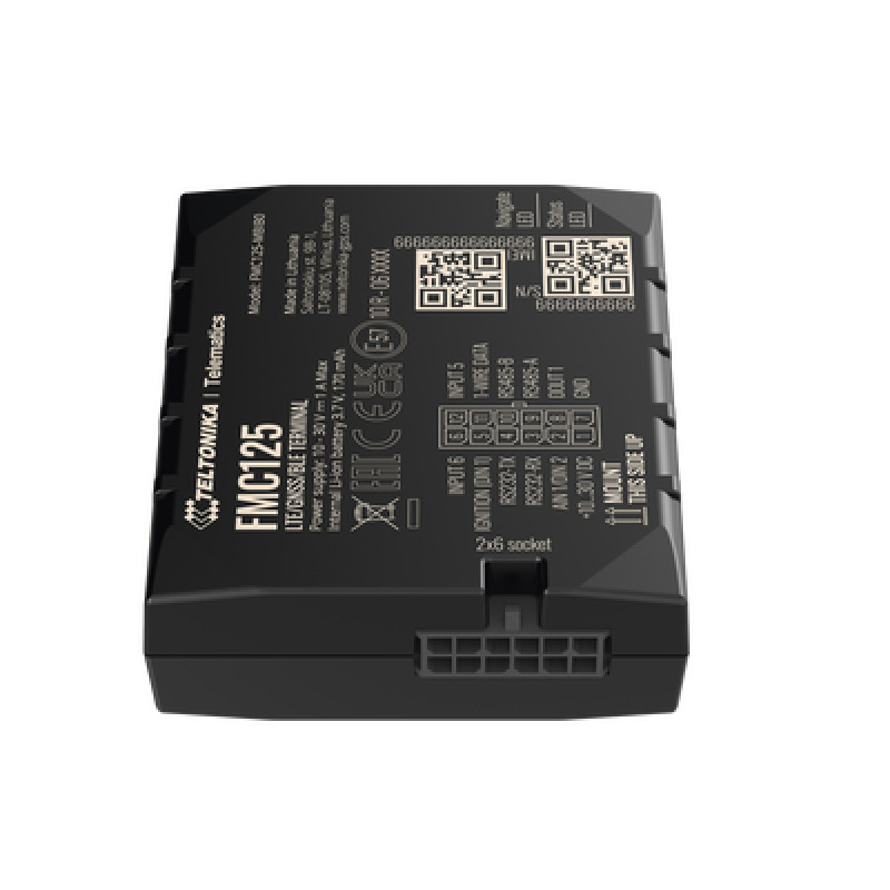 Avanzado Rastreador Vehicular GPS 4G LTE CAT 1 y 2G / Identificación de Conductores / Bloqueo Remoto / Detección de Jammer / Sensores Bluetooth / Múltiples I/O / Doble Sim / RS485 / RS232 / DualCam