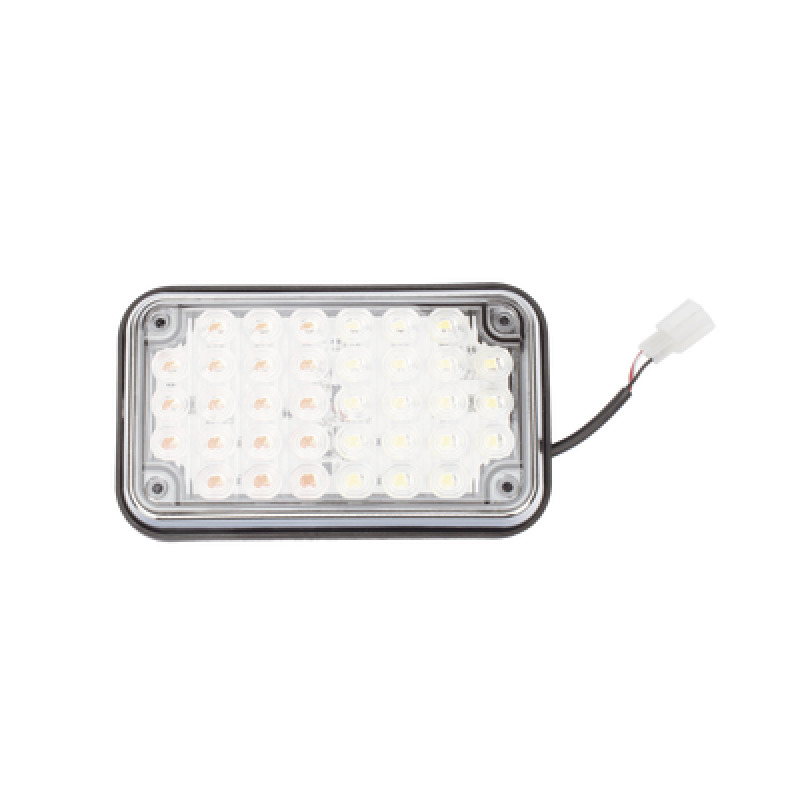 Luz de Advertencia de 6X4 Bicolor Rojo/Claro Ideal para Ambulancias image 2