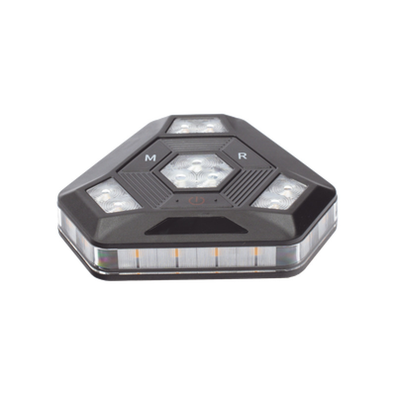 Luz Auxiliar Ámbar Ultra Brillante Para Automóviles Motocicletas y Bicicletas Con Montaje Magnético