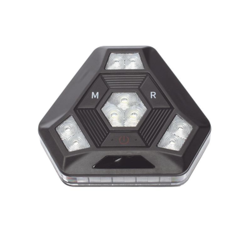 Luz Auxiliar Rojo/Azul Ultra Brillante Para Automóviles Motocicletas y Bicicletas Con Montaje Magnético