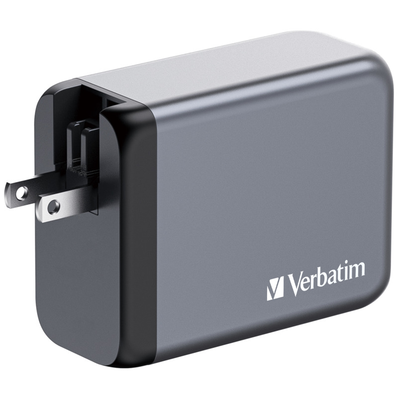 Cargador de pared Verbatim GaN de 200 W combina dos puertos USB-C PD 100 W, un puerto USB-C PD 65 W y un puerto USB-A QC 3.0 image 9