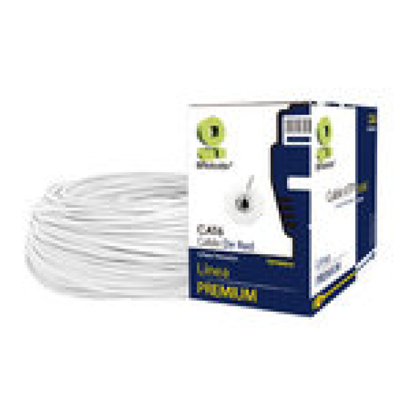 Bobina Brobotix CAT6  para interiores CCA  UTP 100 mtr color Blanco image 2
