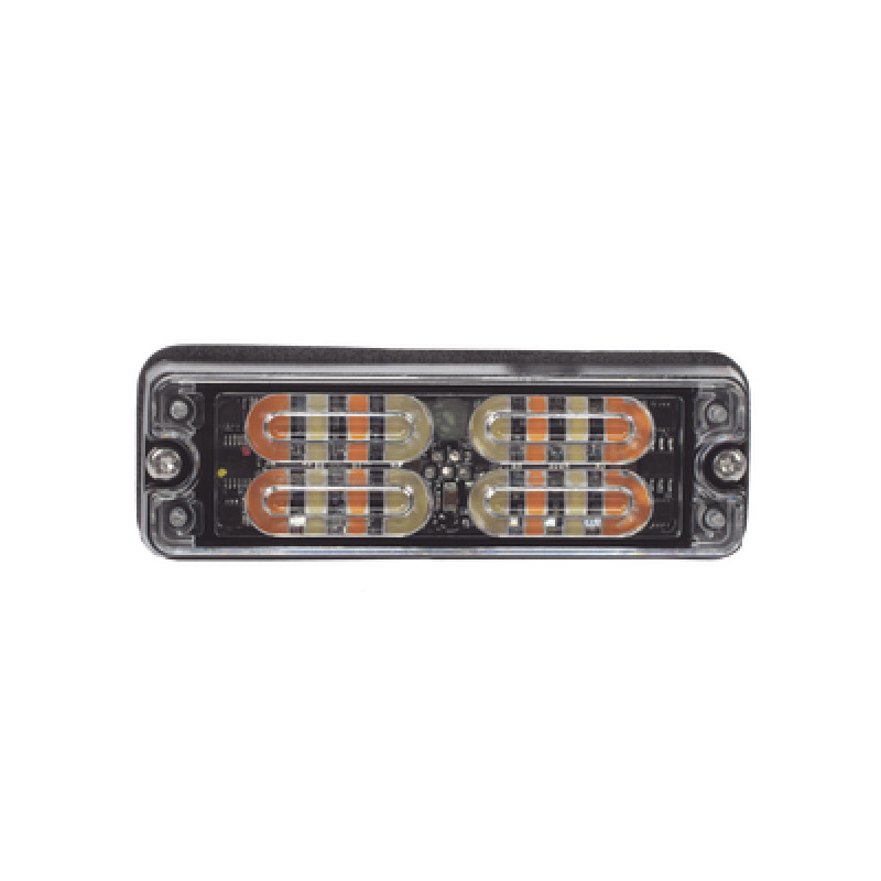 Luz Perimetral 12 LED Ultra Brillantes Color Ámbar / Claro image 2