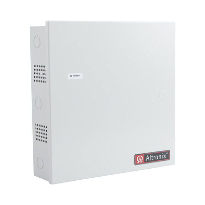 12 o 24 Vcc 6 A / fuente tipo control / 1 entrada / 5 salidas / aplicaciones en control de acceso cctv incendio capacidad de baterías / Se requiere baterías