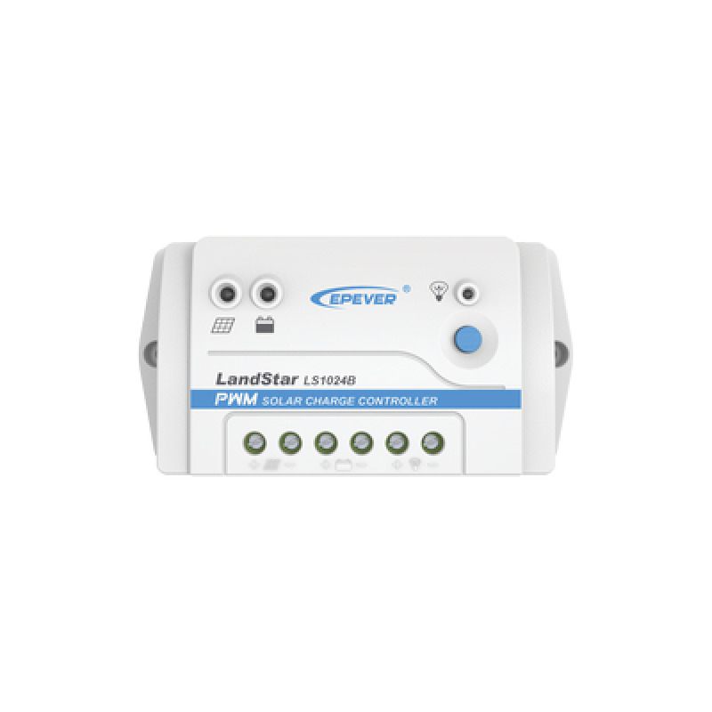 Controlador Solar de Carga y Descarga PWM 12/24 V 10 A Parámetros Configurables