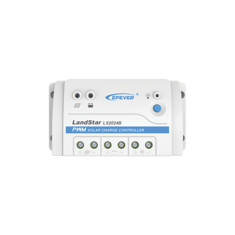 Controlador Solar de Carga y Descarga PWM 12/24V 20A Parámetros Configurables