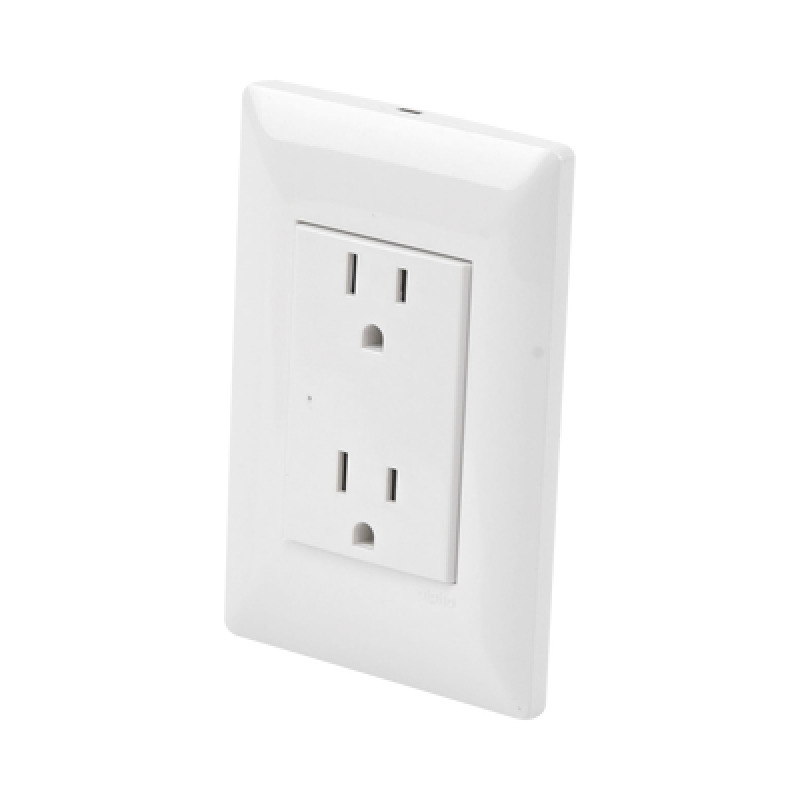 Contacto Inteligente de Pared Doble 120 15A con Supresor de Picos Tipo A