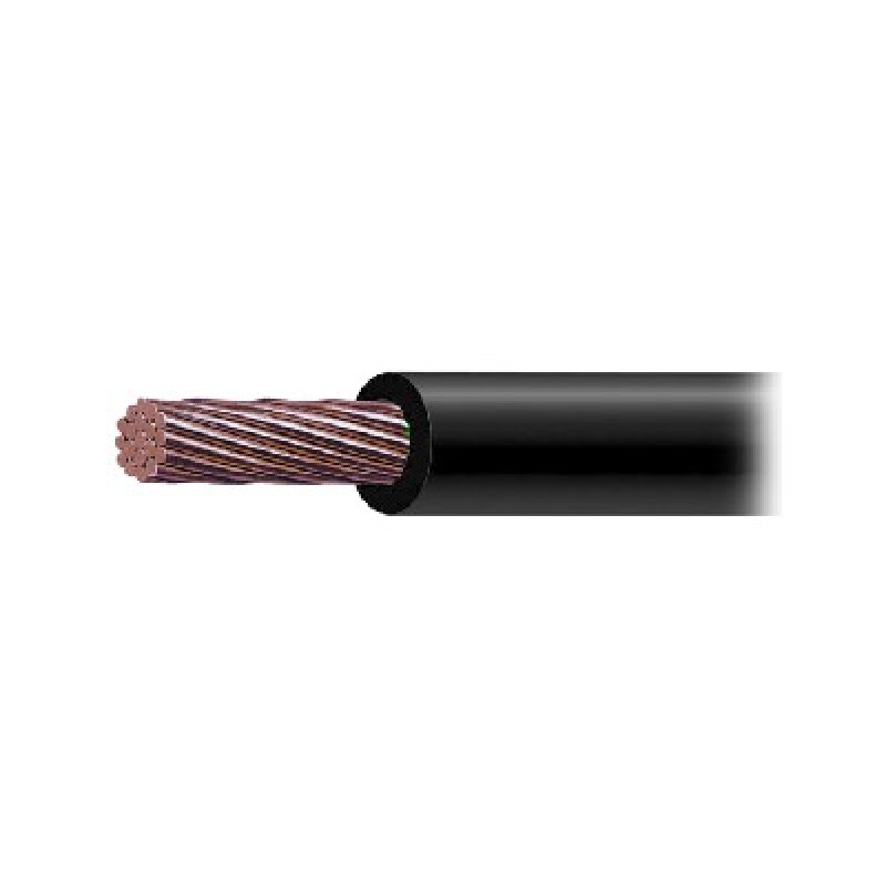 Cable de Cobre Recubierto THWLS Calibre 2/0 AWG 19 Hilos Color Negro Venta por Metro