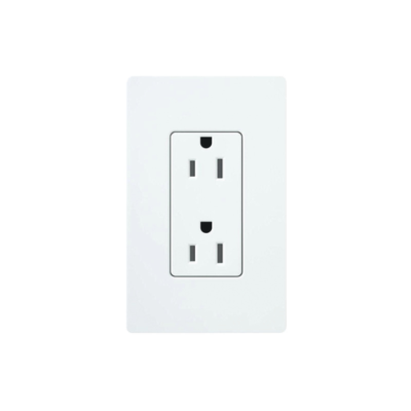 Tomacorriente receptáculo convencional  120V 15A color blanco