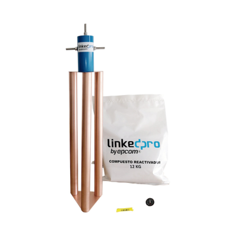 Electrodo para Corriente Máxima de 200 Amp con Compuesto Mejorador de Terreno image 2