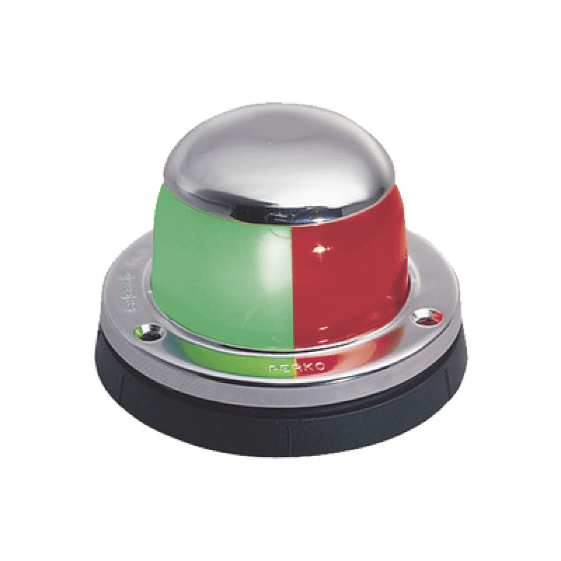 Luz Lateral de Navegación Roja con Carcasa Blanca