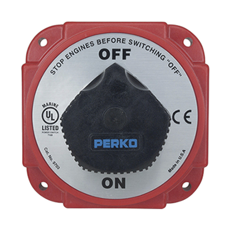 Switch Selector de Batería y Alternador On / Off de Servicio pesado  para Sistemas Eléctricos Marinos