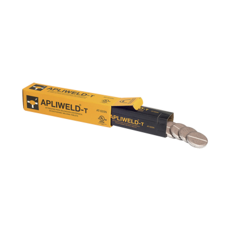 ApliweldT Tabletas de Compuesto para Soldadura Exotérmica Diámetro 43 mm 20 Piezas