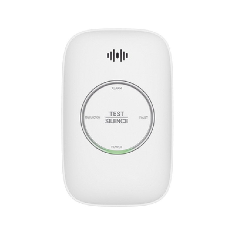 HikFire  Detector de Gas LP Propano C3H8 / Alarma Temprana / Salida para cierre de Válvula y/o  activación de Ventilador / Protección IP30 / Alarma de 70dB a 115dB a 1 metro de distancia