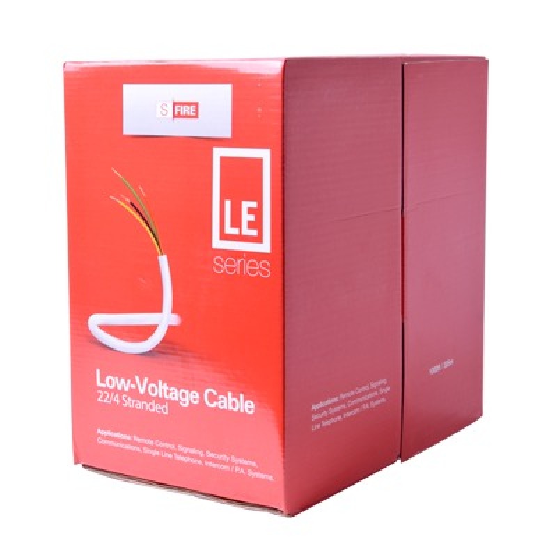 Bobina de 305 Metros / Cable de CCA / 4 x 22 AWG / Tipo Aluminio Revestido de Cobre / Aplicaciones en Alarmas de Intrusión /Automatización image 3