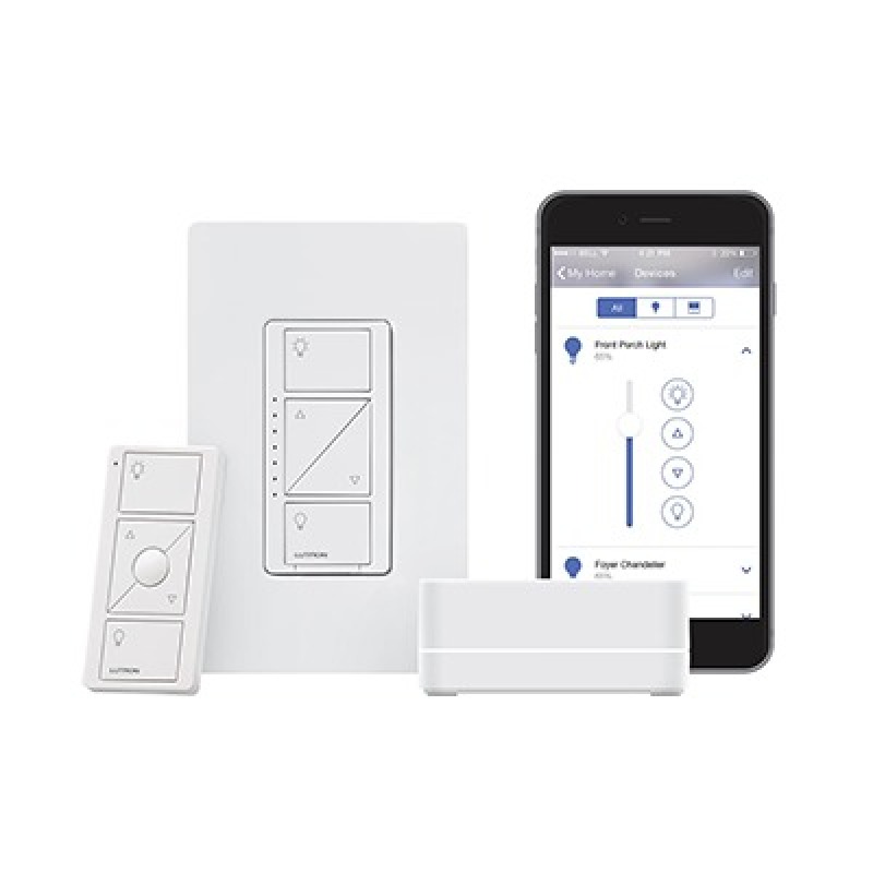 Caseta Wireless Kit Hub PRO controlador atenuador control remoto y tapa