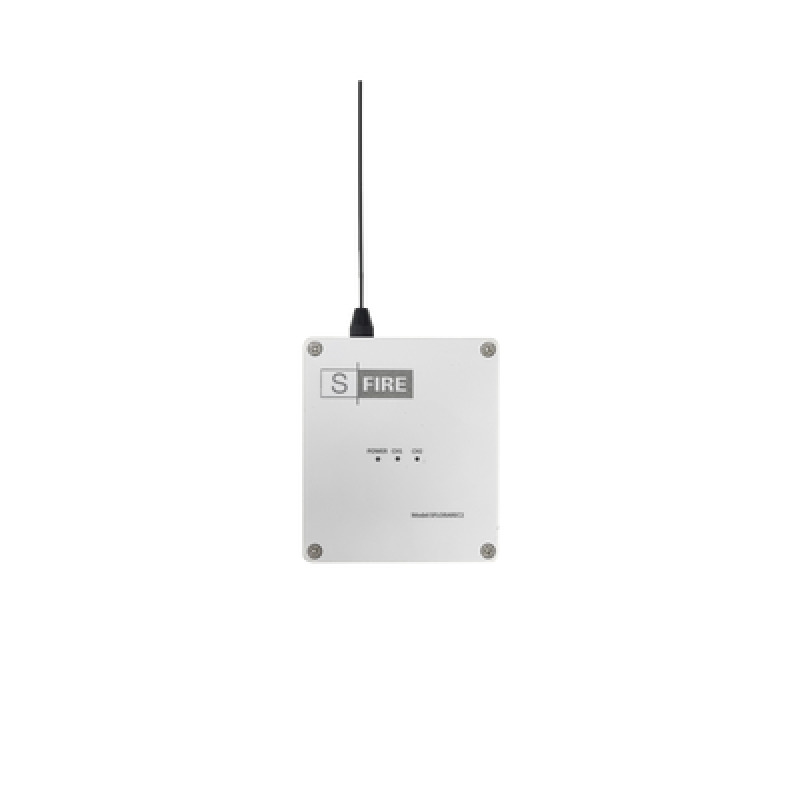 Receptor inalámbrico / 2500 metros de cobertura / 2 salidas de relevador tipo C