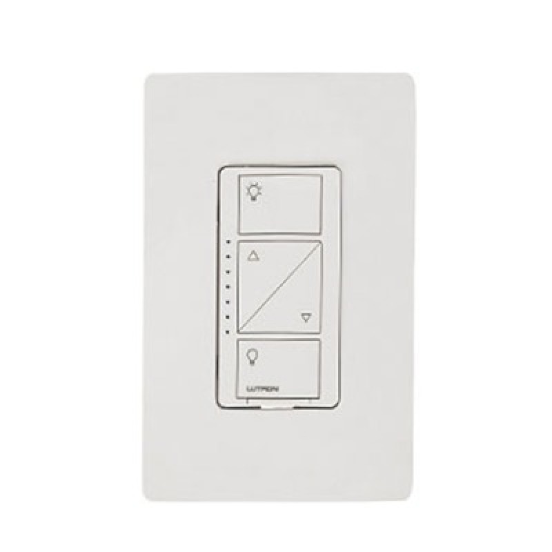Caseta Wireless Atenuador de pared Aumenta/Disminuye Intensidad de Iluminación  No requiere cable neutro 150W LED / 600W INC/HAL