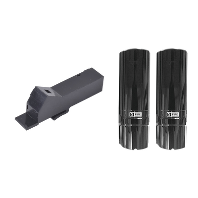 Detector de rayo fotoeléctrico con Mira / 3 rayos / 4 frecuencias / 50mts exterior / Alimentación 1224 Vcc