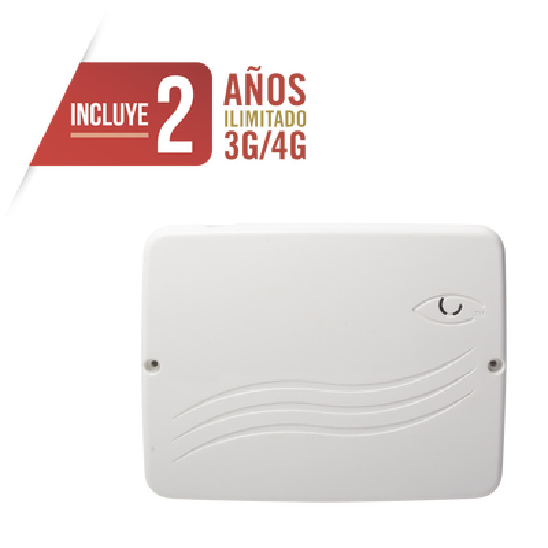 Panel de Alarma Cloud Híbrido 4G LTE / 8 Zonas Cableadas 32 Inalámbricas / INCLUYE 2 AÑOS 3G/4GLTE ILIMITADOS / Programación 100 vía WEB / ALTA SEGURIDAD