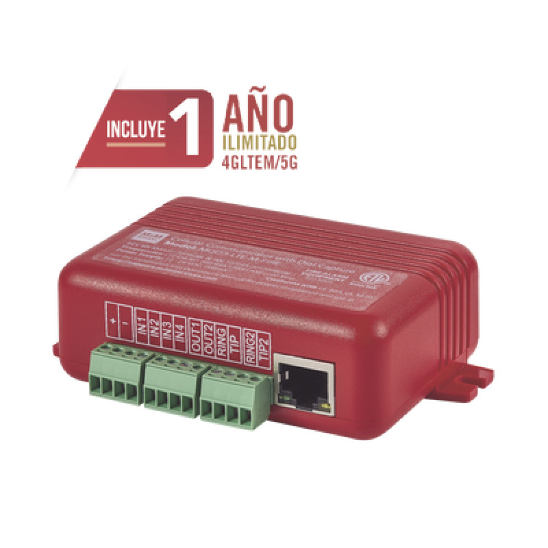 COMUNICADOR DUAL Universal para PANELES DE INCENDIO 4GLTEM  1 Año de Servicio  Eventos a CMS image 2