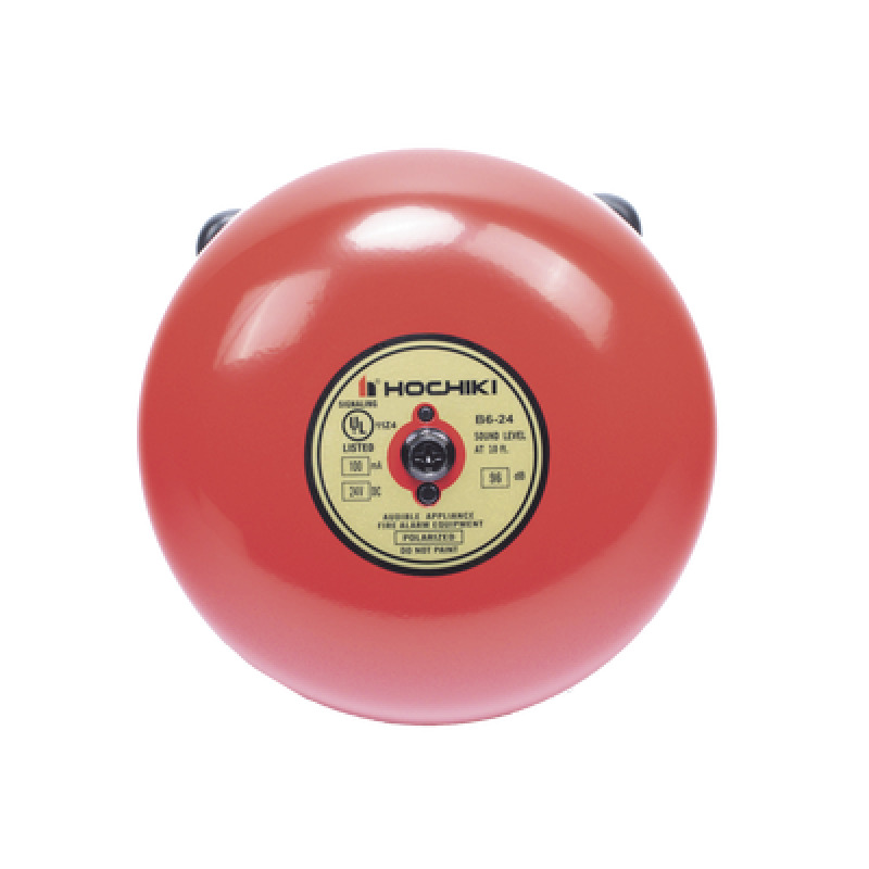 Campana De Alarma De Incendio 6 pulgadas 24 VCD Listado UL 050007170