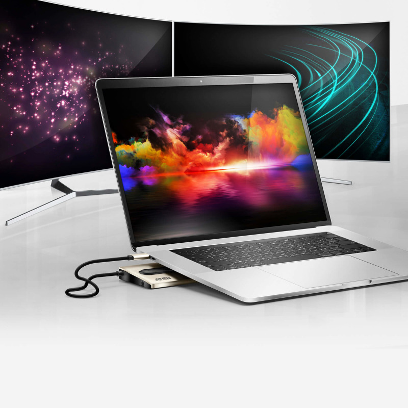Docking station USBC multipuerto con power passthrough image 8