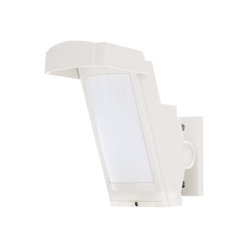 Detector de Movimiento PIR Antimascara / 100 Exterior / Inalambrico Alimentación / Hasta 12 metros a 85 de cobertura/ Instalación a 3 metros / Compatible con cualquier panel de alarma