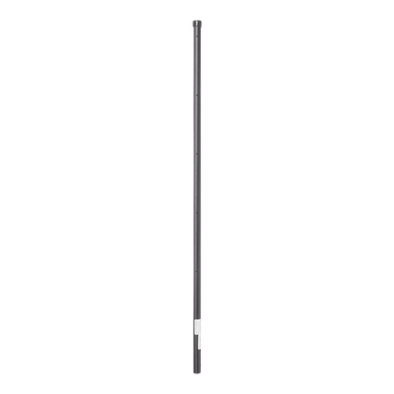 Poste de Esquina Negro de 12m para Cerca Electrificada de Tubo Galvanizado cal 18 de 1Diam para 5 Aisladores No incluidos image 2