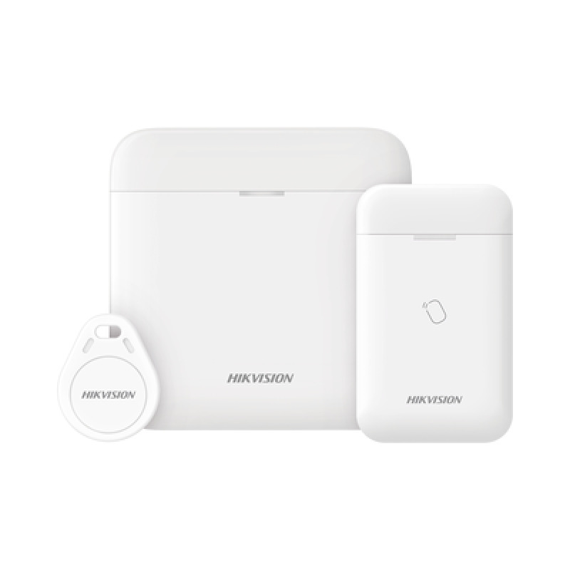 AX PRO KIT de Alarma AX PRO para RONDINES / Incluye 1 Hub con bateria de respaldo / 1 Lector Tag / 1 Tag / Compatible con HikConnect P2P