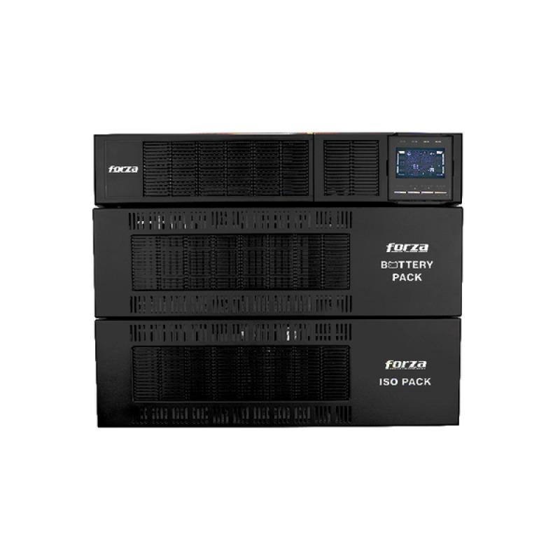 UPS DOBLE CONVERSION EN LINEA FORZA FDC-110KMR-ISO CON CAPACIDAD DE 10.000VA / 10.000W ISO FP 1 TRANSFORMADOR ESCALABLE TORRE 120-240V TORRE - BASTIDOR image 2