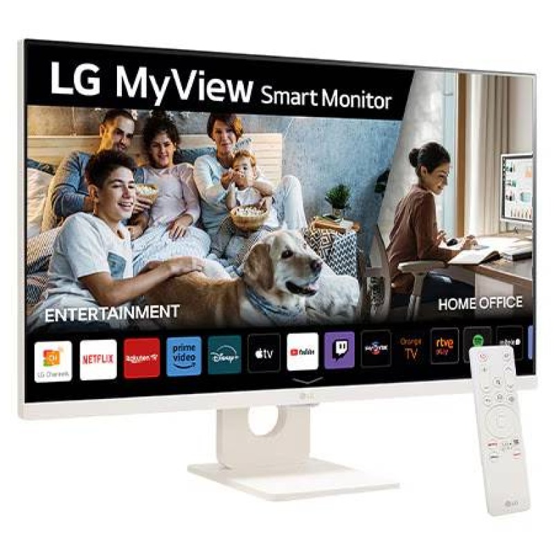 LG 27SR50F-W monitor de computadora 68.6 cm (27") 1920 x 1080 Pixeles Full HD LCD Blanco