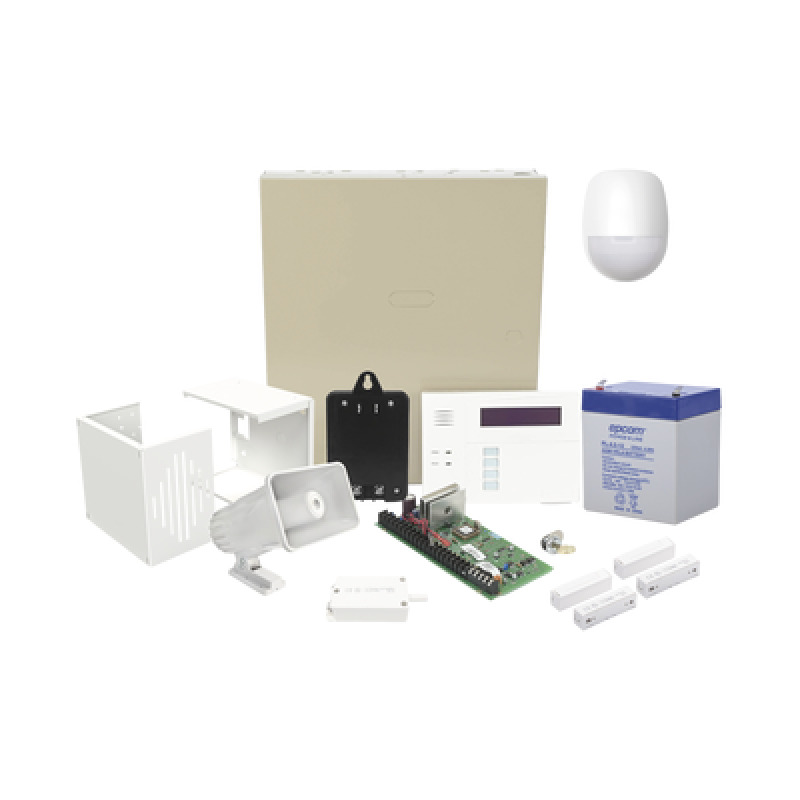 Kit Cableado con VISTA48/6160RF Batería Transformador Sensor Pir Contactos Magnéticos Sirena Gabinete de sirena y Tamper image 2