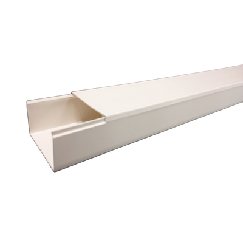 Canaleta TMK4577 Color Blanco de PVC rígido Auto Extinguible para uso en interiores con un largo de 25 metros 550001250 image 2