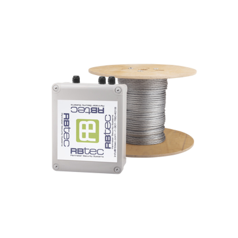 Kit de Cable Sensor Perimetral IRONCLAD para Cercas Ciclónicas / 152 METROS / 1 ZONA / Sin Falsas Alarmas por Viento / TODO Incluido/TARJETA LPU400/ Calibración por Software