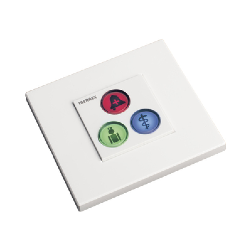 Modulo de 3 Botones iluminados con Lector RFID 125 KHz / Alarma / Cancelar y Código Azul / BUS RS485 / Compatible con NX0019/B NX1021 y NX0015 image 2