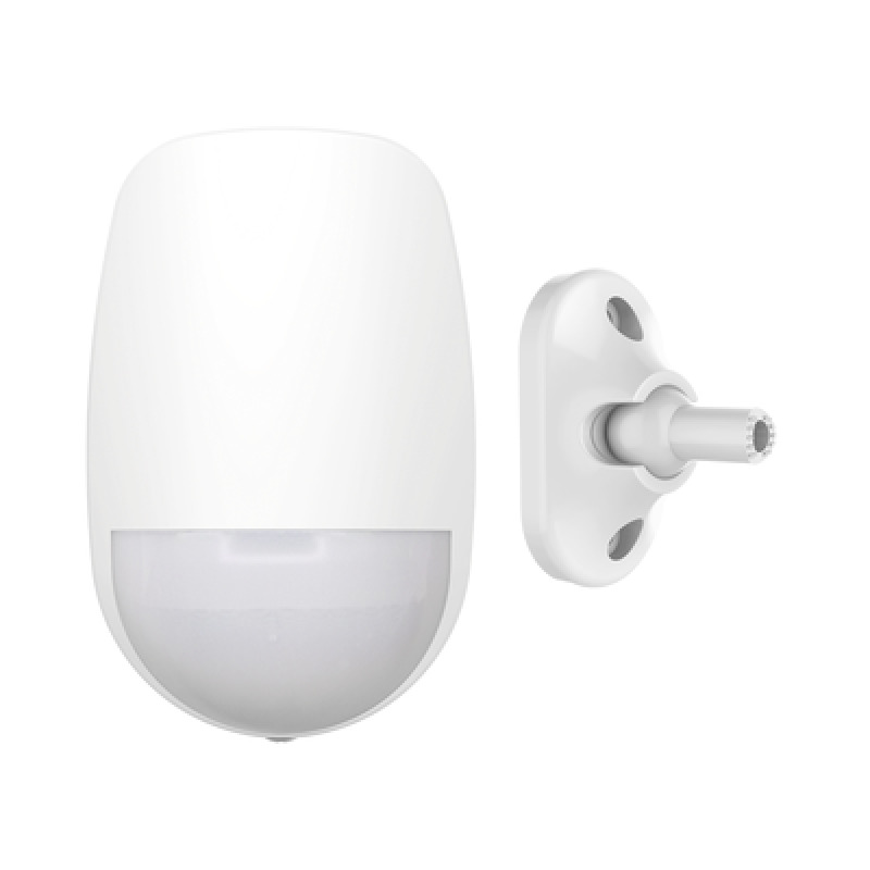 AX PRO Detector PIR Inalámbrico de Doble Tecnología / Inmunidad a Mascotas / Rango de Detección de 12 mts / Angulo de 859 de Cobertura  Montaje Universal