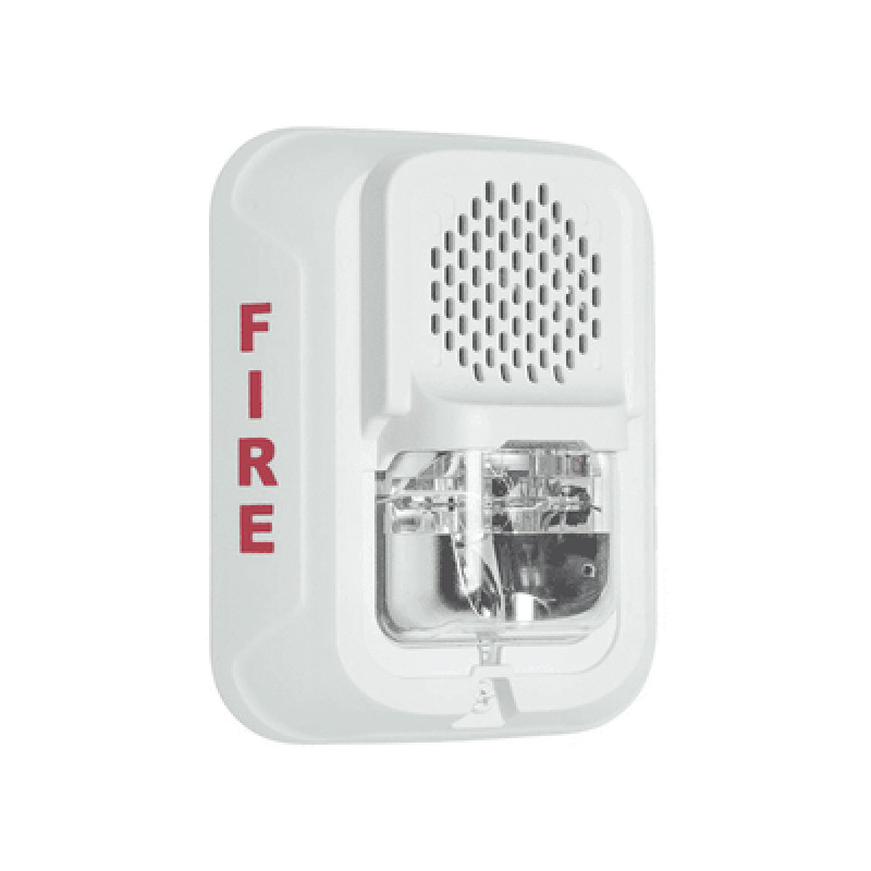 Sirena de Baja Frecuencia con Lámpara Estroboscópica / a 2 Hilos / Montaje en Muro / Configuración Estroboscópica Seleccionable / Color Blanco image 3