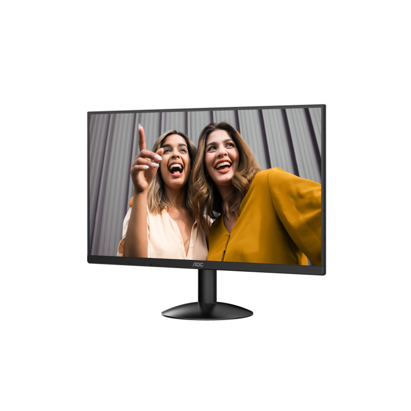 MONITOR LED AOC 24B30H2 / COLOR NEGRO / PANEL IPS  23.8 / HDMI Y VGA / ASPECTO 16:9 / TIEMPO D.R. 1MS / FULL HD 1920 X 1080 /  100 HZ / VESA 100X100 MM / CONTRASTE 20,000,0001 / BRILLO 250 CD/M2     