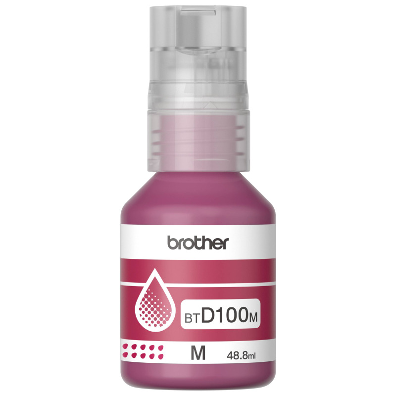 BOTELLA DE TINTA BROTHER MAGENTA BTD100M DE ULTRA ALTO RENDIMIENTO DE HASTA 5,000 PGINAS COMPATIBLE CON DCPT230, DCPT530DW, DCPT730DW, MFCT930DW