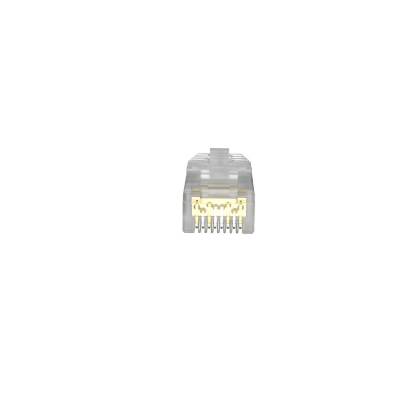 Plug RJ45 Cat6 Para Cable UTP de Calibre 2324 AWG Chapado en Oro de 50 micras Paquete de 100 piezas image 4
