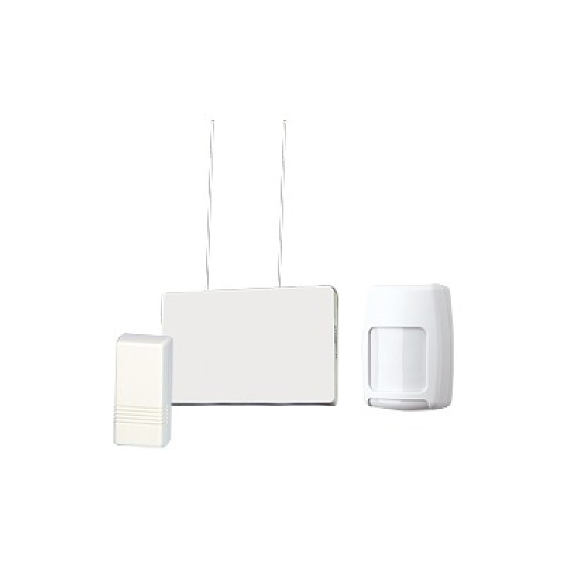 Kit de Receptor y Sensores inalámbricos magnético y de Movimiento / Batería de Larga Duración 35 años