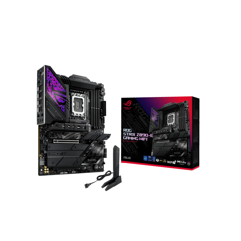 MOTHERBOARD ASUS (ROG STRIX Z890-E GAMING WIFI)SOCKET 1851 15A,4*DDR5,HDMI,DP,PCIE-5.0,WIFI7,ATX image 13