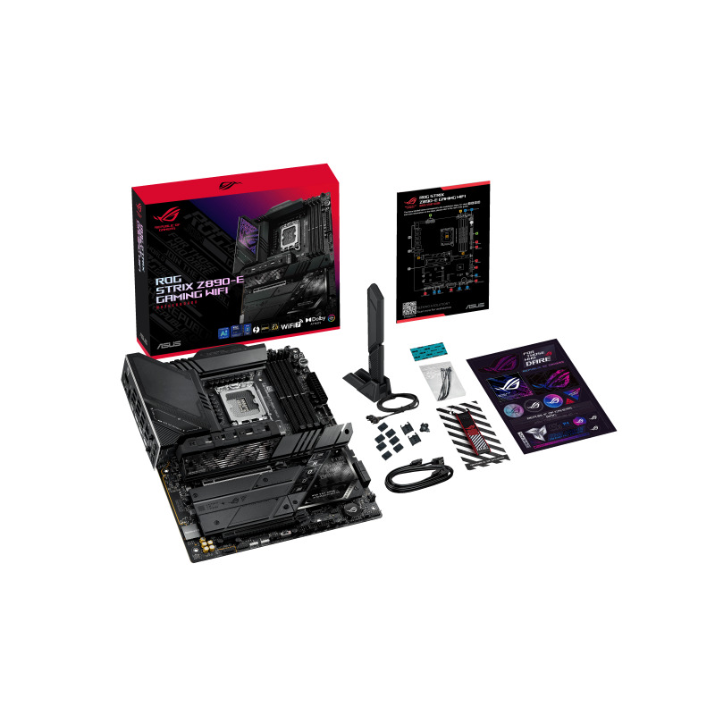 MOTHERBOARD ASUS (ROG STRIX Z890-E GAMING WIFI)SOCKET 1851 15A,4*DDR5,HDMI,DP,PCIE-5.0,WIFI7,ATX image 14