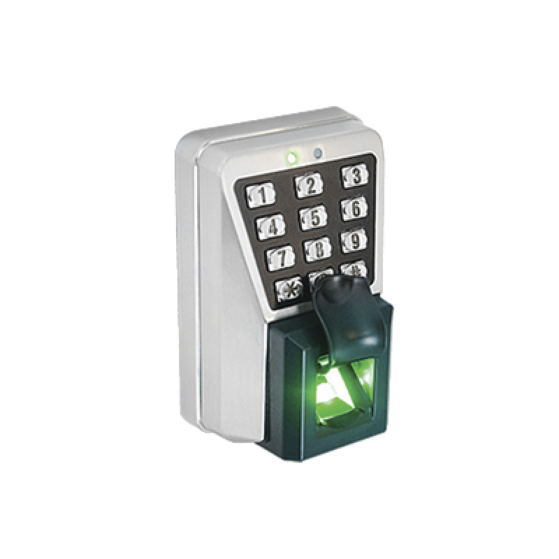 ZK MA500Lector IP de Huella y Proximidad con Teclado Antivandálico para Exterior / Administración con software o de manera autónoma directo en el teclado / Relevador para chapa